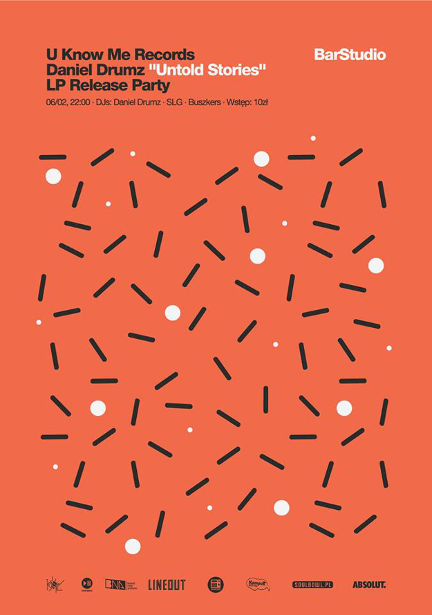 Daniel Drumz Release Party plakat